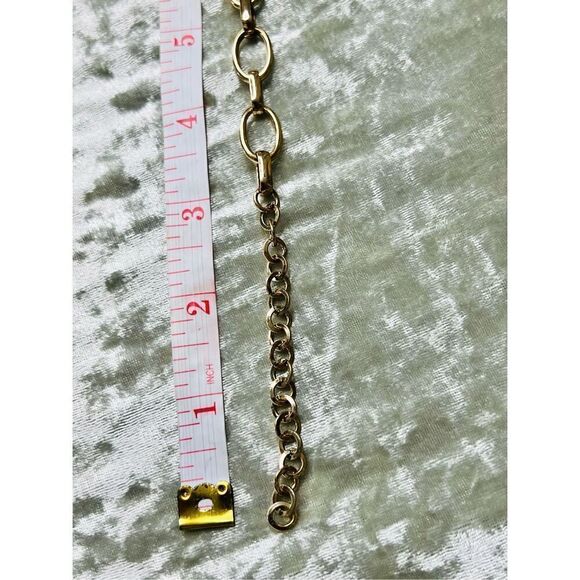 Gorgeous Gold Rhinestone Crystal Cluster Bee Statement Padgent Wedding Necklace - Picture 7 of 9